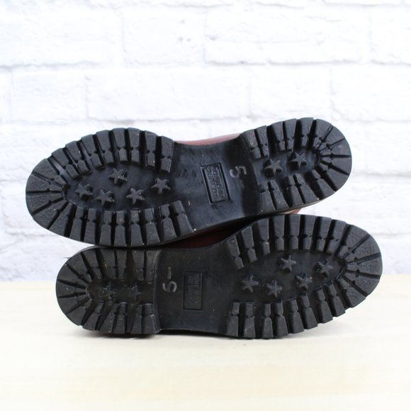 Women's Brown Pebbled Leather Lined Winter Ankle Boots Canada Made Size 9 D - Picture 9 of 9